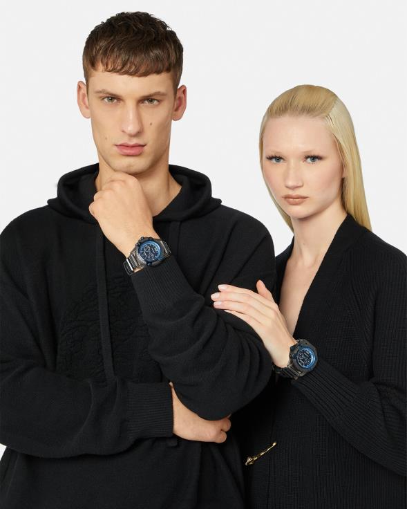 Жене Versace сива икона активни сат Прибор 2DJLH977