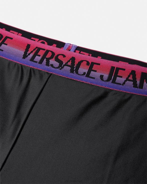 Жене Versace црн лого хеланке одећу 2DJLH2149