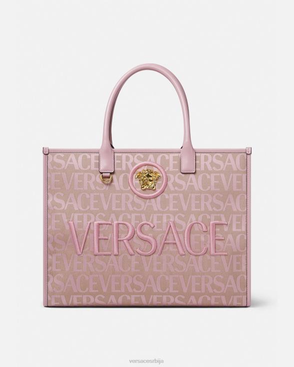 Жене Versace розе и штампа свуда велика торба торбе 2DJLH320