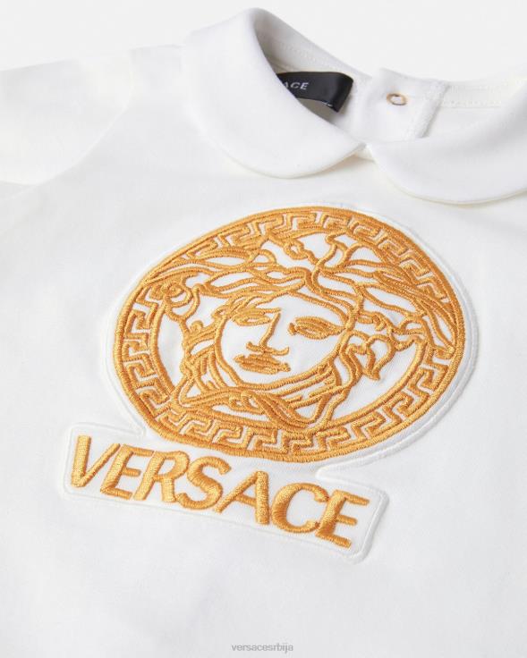 деца Versace бело злато одело за спавање за бебе медузе одећу 2DJLH1823