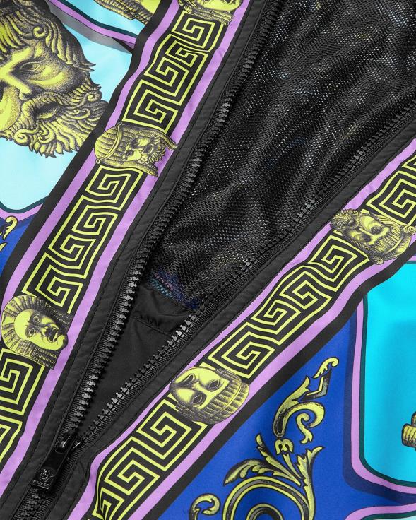 мушкарци Versace принт ле масцхере ветровка јакна одећу 2DJLH1235